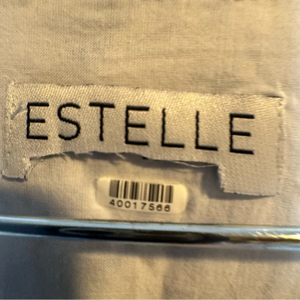 Estelle Cote Dazur Embroidered Midi Dress 1X 2X Eyelet Floral Summer Cotton